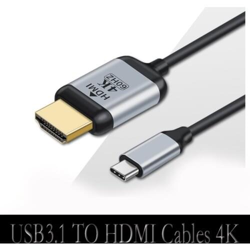 USB C to DisplayPort Cable (4K@60Hz),USB 3.1 Type C (Thunderbolt 3 Compatible) to DP Cable for MacBook 2017 Galaxy S9 Huawei P20