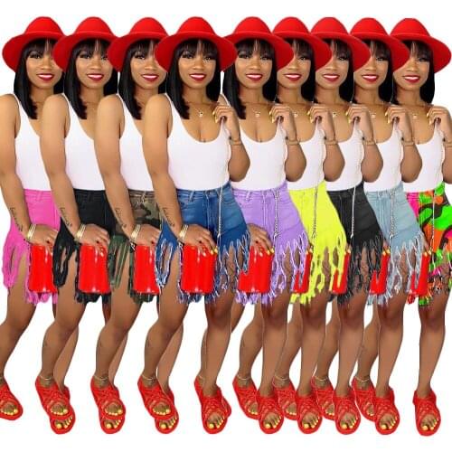 Summer Ripped Denim Jeans Women Tassel Jeans Pant Trousers Casual Streetwear Ladies Jeans Femme Vaqueros Mujer Plus Size