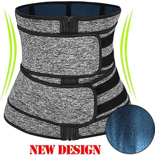 Neoprene-Free Sweat Waist Trainer Corset Trimmer Belt Unisex Weight Loss Waist Cincher Shaper Slimmer Sauna Binders and Corset