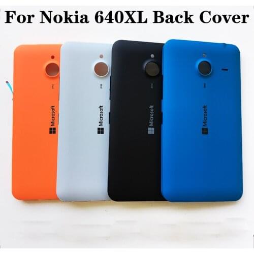 New Rear Housing For Nokia Microsoft Lumia 640XL Original Battery Cover Back Case With Side Buttons