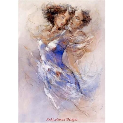 Needlework for embroidery DIY Crafts DMC High Quality - Counted Cross Stitch Kits 14 ct Oil Painting - Ardent Love