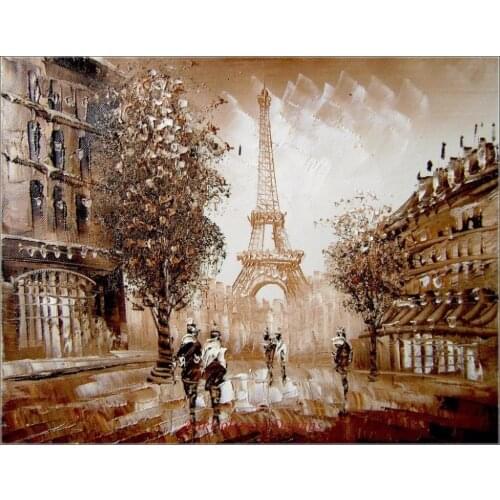 Needlework for embroidery DIY DMC High Quality - Counted Cross Stitch Kits 14 ct Oil painting - Torre Eiffel