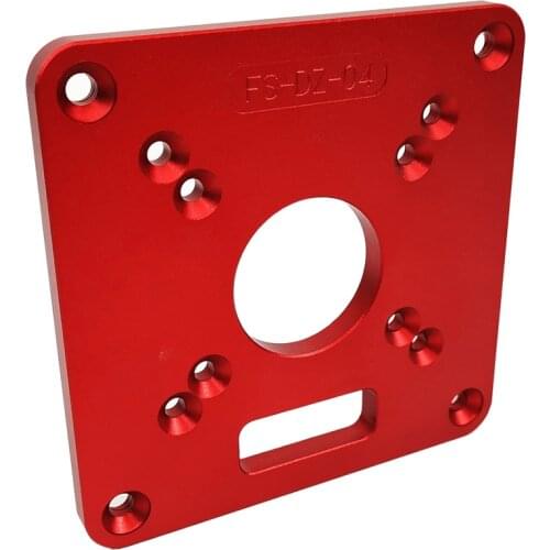 Universal Wood Router Table Insert Plate Carpentry Woodworking Workbench Router Table Plate Tool ForTrimming Machine Flip Board