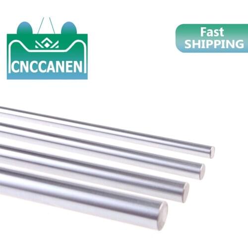1Pc Optical Axis Rail OD 6MM 6mm 100-500mm linear shaft Chrome stainless Steel Smooth Linear Rods axis 3d printer cnc part