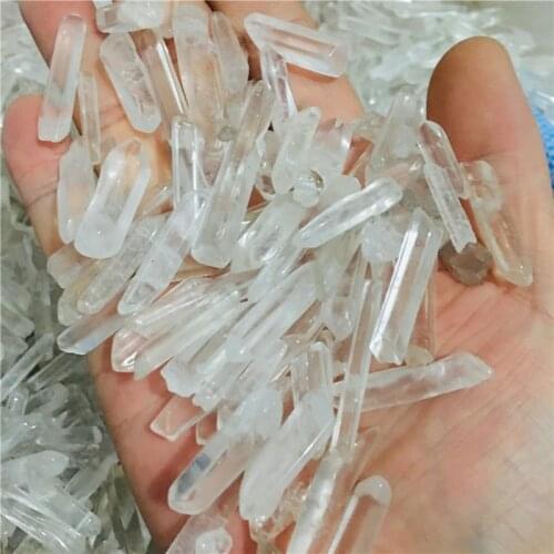 100g clear quartz crystal specimen reiki healing rough gemstone crystal point meditation for making jewelry