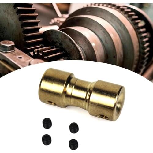 4-6mm Brass Motor Copper Shaft Coupling Coupler Connector Sleeve Adapter
