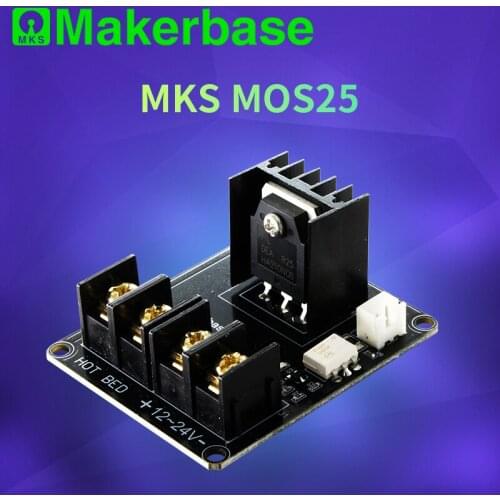 Makerbase MKS MOS25 3D printer accessories high-power hot bed MOS module 25A