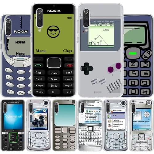 Hot Retro Mobile Handset Cover Phone Case For Xiaomi Redmi Note 10 9 9S 8T 8 7 6 5 9A 6A 7A 8A 9C K20 S2 Pro Luxury Soft Coque