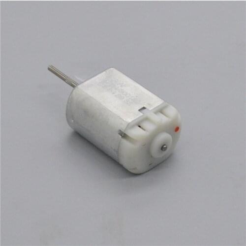 Micro 280 DC Motor 12V 9800rpm 19.6mm Long Shaft Carbon Brush Motor Permanent Magnet Motor for Large Torque For Car Lock Block