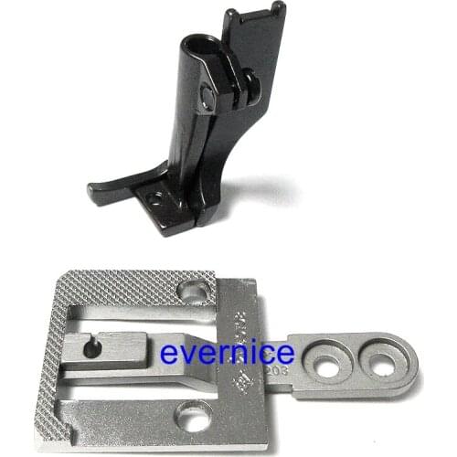 Throat Plate + Feeder + Walking Feet For Juki Dsc-246V Binding Sewing