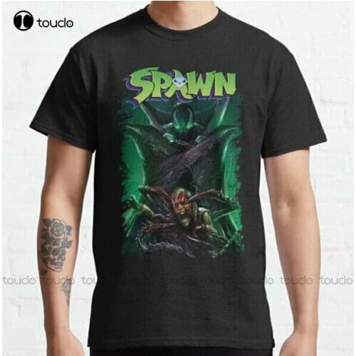 Spawn Classic Black T-Shirt Unisex Men Women Cotton Tee Shirt S-5Xl