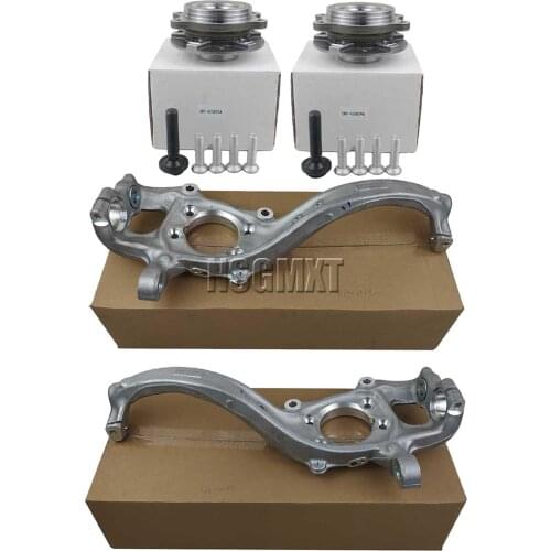 AP01 2x Steering Knuckle & 2x Wheel Bearing Hub Kit For Audi A4 B8 A5 Q5 8K0407607S1 4H0498625S1 4H0498625D 4H0498625AS1