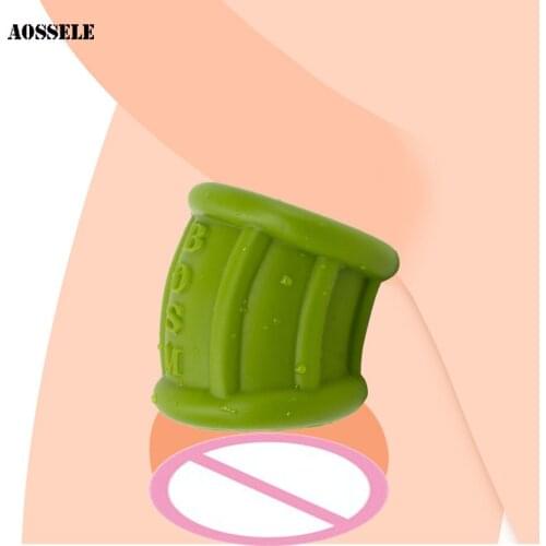 Liquid silicone Penis Rings Reusable Cock Ring Delay Ejaculation Fixed Ring Sex Toys For Men Improve Penis Stronger Male Sex Toy