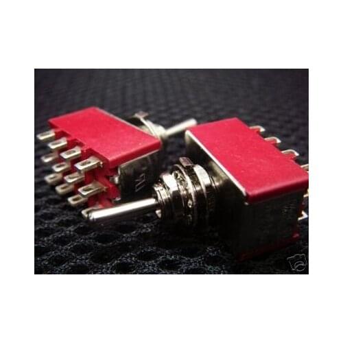 Momentary 4PDT (ON)/OFF/(ON) Toggle Switch.M4PDT