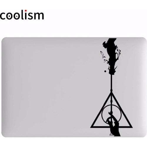 Deathly Hallows Wand Laptop Decal for Apple MacBook Pro Air Retina Touch Bar 11 12 13 15 inch Vinyl Mac Mi Skin Notebook Sticker