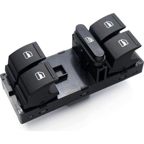 Power Window Control Switch Electric Power Window Switch 1K4959857A Fit for VW AMAROK CC Golf Passat Polo Wayfarer