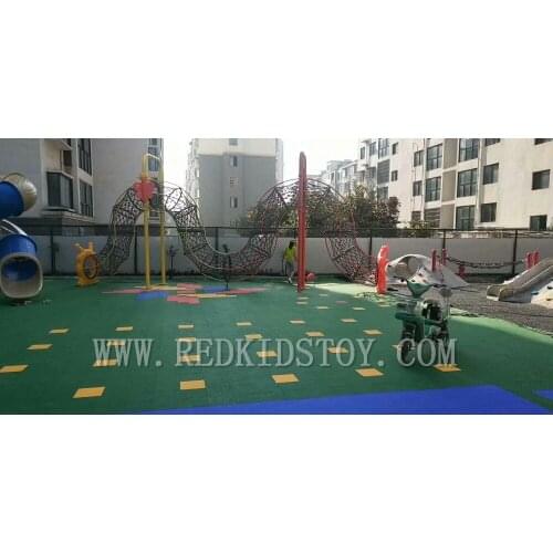Shipped to U.S.A Heavy Duty Net Gym Playground for School Double S Shape Net Rope Tube Climbing