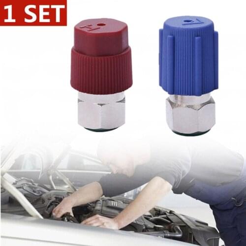 1set Professional Car Air Conditioner 1/4SAE To R134A High/Low Voltage Retrofit Adapter Universal Accessories