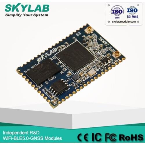 SKYLAB FCC/CE/ROHS MediaTek MT7628N 2 IPEX SKW92A UART GPIO Camera WiFi AP Module