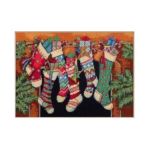 Cross Stitch Set Chinese Cross-stitch Kit Embroidery Needlework Craft Packages Cotton Fabric Floss New Designs EmbroideryZZ681