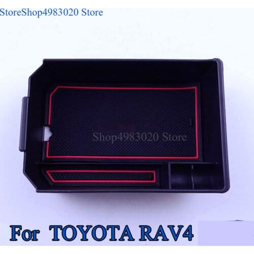 Car central armrest box for Toyota RAV4 2019 2020 XA50 RAV 4 Accessories Stowing Tidying Center Console Organizer