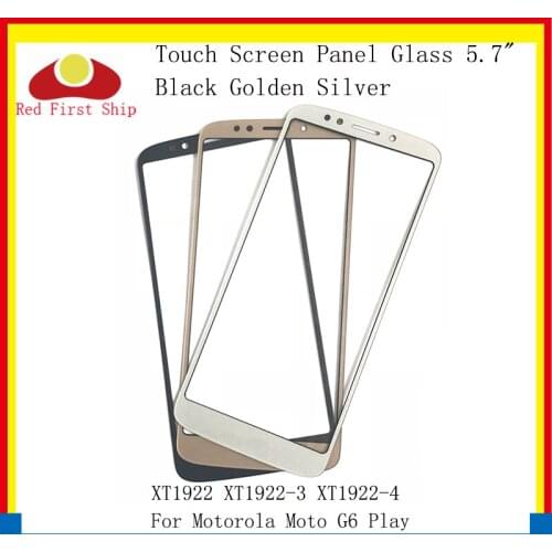 10Pcs/lot Touch Screen For Motorola Moto G6 Play XT1922 XT1922-3 XT1922-4 Touch Panel Front Outer LCD Glass Lens G6Play