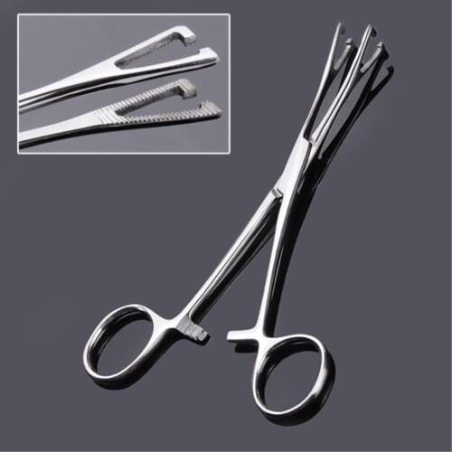 2pcs 2018 Stainless Steel Silver Piercing Supply Tool Septum Ear Tongue Nose Lip Belly Body Plier Clamp Forcep Free Shipping