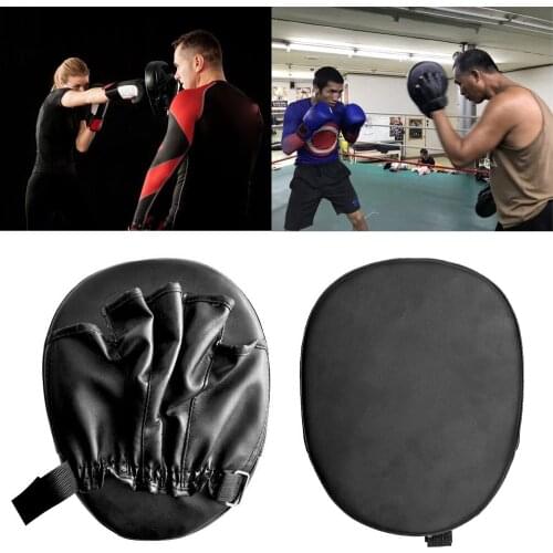 2Pcs Boxing Target PU Leather Punching Glove Pad Hand Mitts Punching Target Boxing Training Accessory