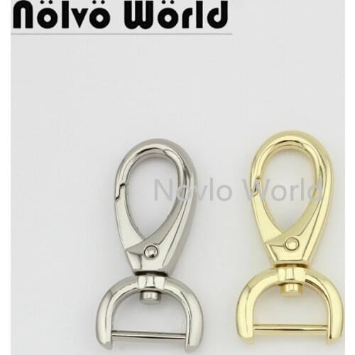 Nolvo World 5-20-100pcs 4 colors 47*16mm metal buckle dog collar buckle clasp lobster swivel snap hook buckle accessories
