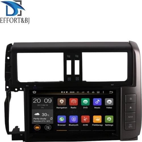 Android 9.0 Octa Core 8'' IPS Screen GPS Navigation DVD Multimedia Player with Bluetooth For Toyota Prado/Prado 150 2010-2013GPS
