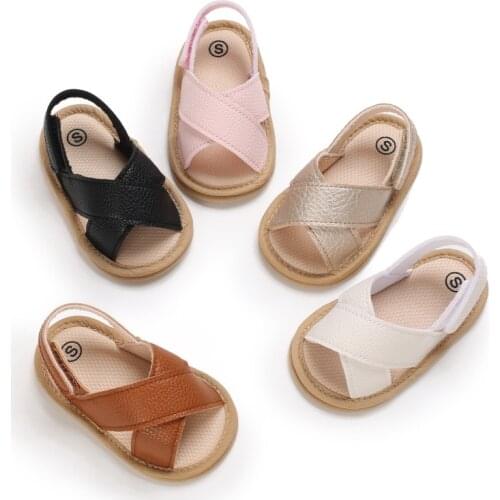 Newborn Infant Baby Boy Girls Shoes Summer Sandals Casual Soft Bottom Non-Slip Breathable Baby Shoes Prewalker