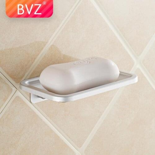 BVZ Aluminum Fashion Wall Attachment Soap box Soap Dishes Bathroom Accessories bathroom organizer