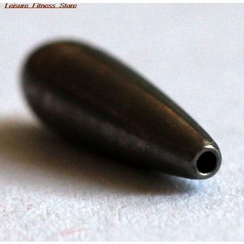 One Piece Tungsten Bullet Worm Weight Flipping Weight Fishing Sinker Lure Fishing Accessories