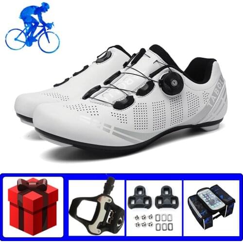 Road Cycling Sneakers Add Pedals Men Women Bicycle Riding Shoes Sapatilha Ciclismo Breathable Self-locking Bicicleta Triatlon