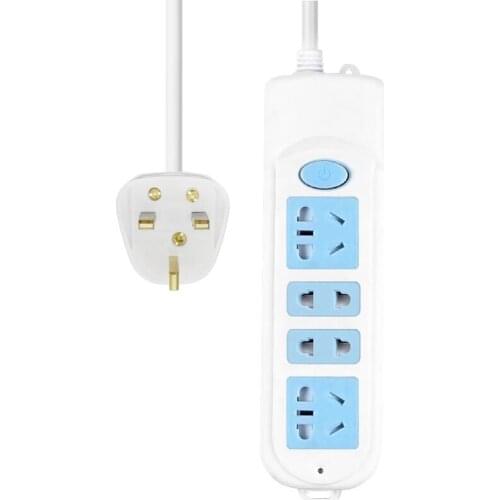Master switch Adapter Power Strip 10/13A 250V 2500WUK/EU/AU/USplug Chinese standard 5 holes socket Power Adapter