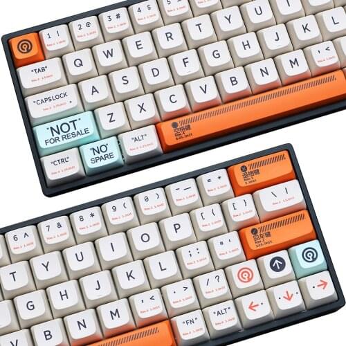 Mechanical Keyboard Keycaps Custom XDA Profile 150Keys PBT Dye Sub KeyCaps Compatible Cherry MX GK61 64 68 96 126 Key