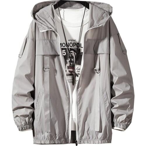 Los hombres Streetwear cazadora chaqueta de Verano de 2020 Delgado Harajuku chaquetas de Hip Hop Vintage carga cazadora ropa