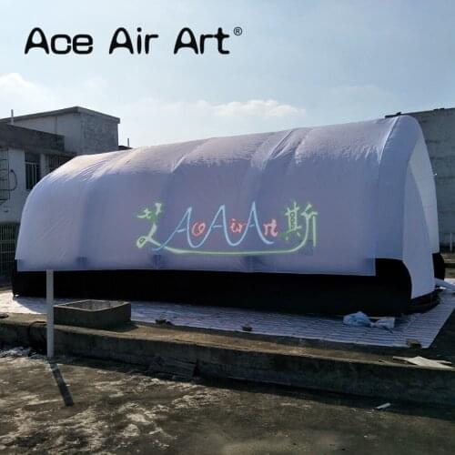 Ecnomic inflatable wedding garage tent/house,tunnel marquee,car cover, work shop booth with removable ZIPPER curtains for events