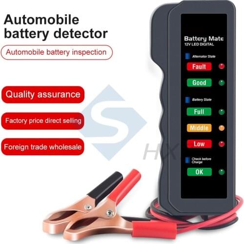 New Portable 12V Automobile Battery Tester Capacity Digital Car Load Discharge Automobile Battery Tester