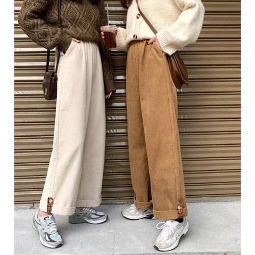 Olive Girl Women's Corduroy Trousers