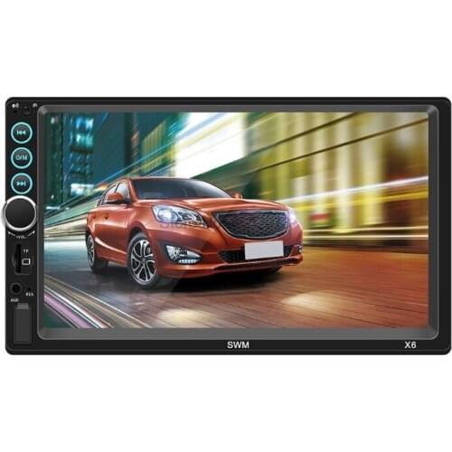 By DHL or Fedex 5pcs 7 Inch Screen X6 Bluetooth Car Stereo Player Support Reverse Image Mirror Link for Steering Wheel Control