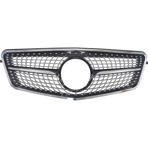 Front Grille fit for E Class W212 Diamond Grille E300L E400L E200 E350 Grill 2009-2012