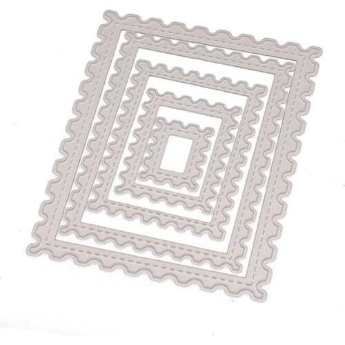 Stamp Frame Cutting Dies Stencil DIY Scrapbooking Embossing Album Paper Crafts W215