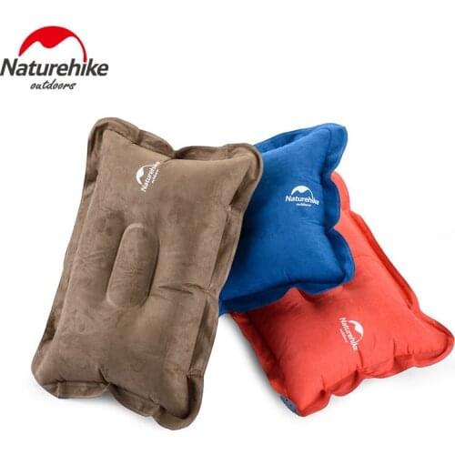 Naturehike Outdoor Inflatable Pillow Sleeping Pillow Three Treasures Of Tourism Inflatable Pillow Nap Pillow Portable Blow Pillo