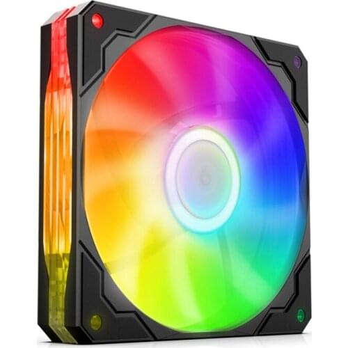 JONSBO LF-120 12cm PC Computer Case Cooling Fan PWM 5V 3 Pin ARGB CPU Radiator Ventilador Desktop Heat sink PC Accessories