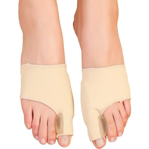 2pcs=1Pair Toe Separator Hallux Valgus Corrector Feet Bone Thumb Adjuster Toe Separator Pedicure Socks Pain Relief Bunion Device