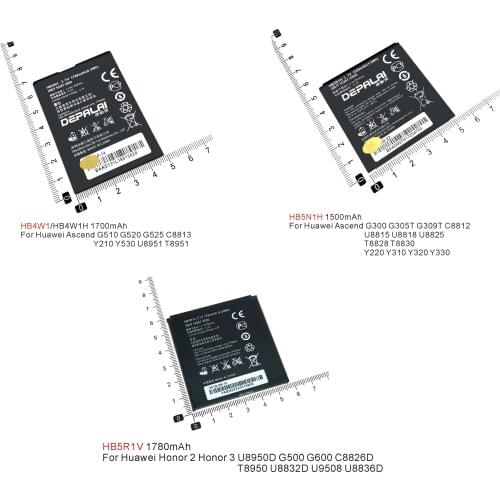 HB4W1 HB4W1H HB5N1H HB5R1V Battery For Huawei Ascend G510 G520 G525 C8813 Y210 G300 G305T U8815 U8818 Honor 2 3 U8950D G600
