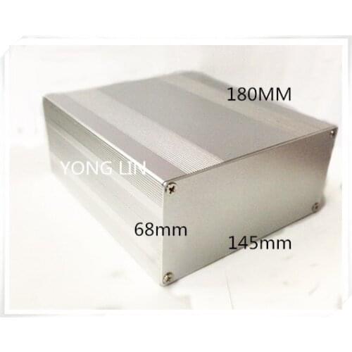 1piece Aluminum box 145*68-180mm/DIY Small acoustic enclosure/Controller shell/ Receiver chassis shell