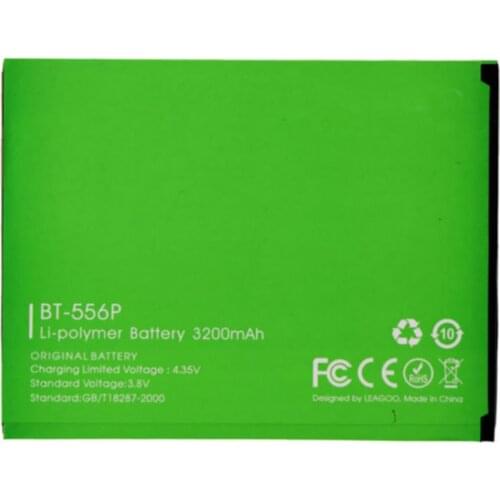 BT-556P battery For LEAGOO Elite 2 Batterie Bateria 3200mAh Smartphone batteries
