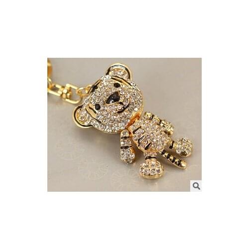 Rhinestone enamel tiger keychain/2015 luxury brand jewelry/chaveiro/llaveros/strass/birthday gift/souvenirs/trinket for men